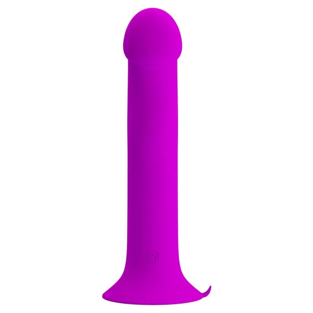 Фалоімітатор Pretty Love Murray Dildo with Vibration, 19 см (фіолетовий)