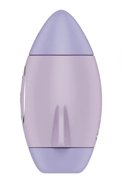 Вакуумний стимулятор клітора з вібрацією Satisfyer Mission Control (фіолетовий)