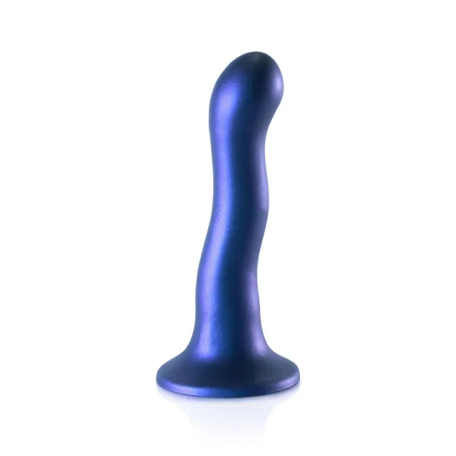 Фаллоимитатор Ouch! Curvy G-Spot Dildo 7'', 18 cm (синий)