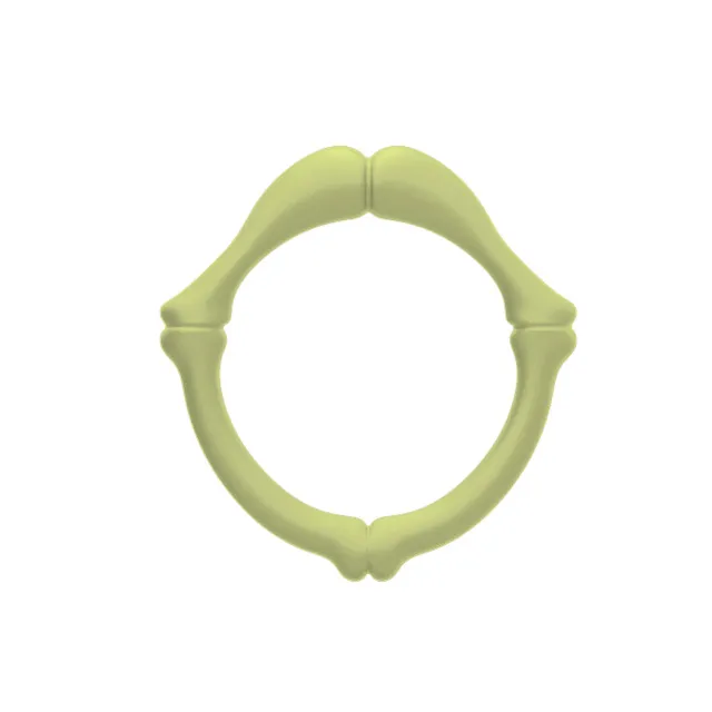 Эрекционное кольцо Clara Morgane Bones Ring Phosphorescent, 2.8 см (зеленый)
