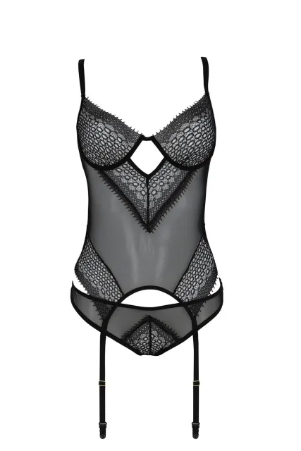 Сексуальный комплект Denerys Casmir, L/XL (черный)