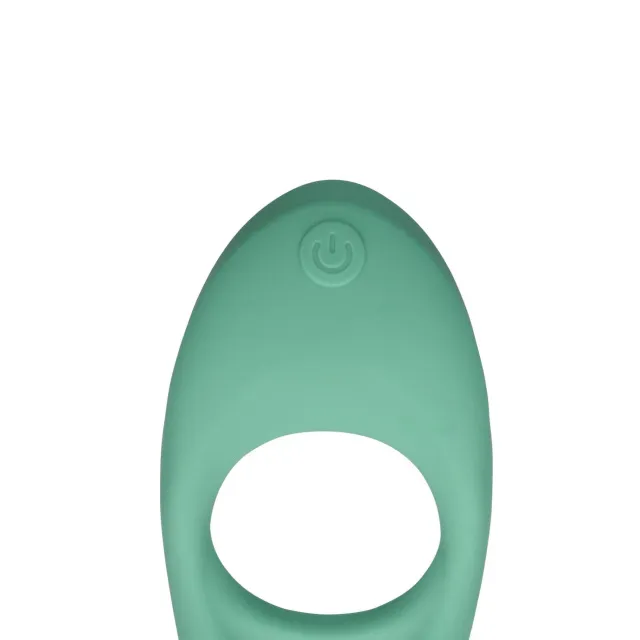 Эрекционное кольцо Loveline Pointed Cock Ring, 10.7 см (зеленый)