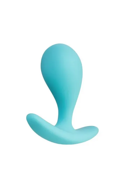 Анальная пробка ToDo Anal Plug Blob, 5.5 см (бирюзовый)