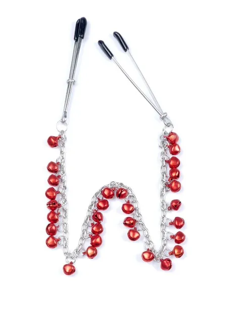 Затискачі для сосків Fetish Boss Series Exclusive No.5, 39 см (червоний)