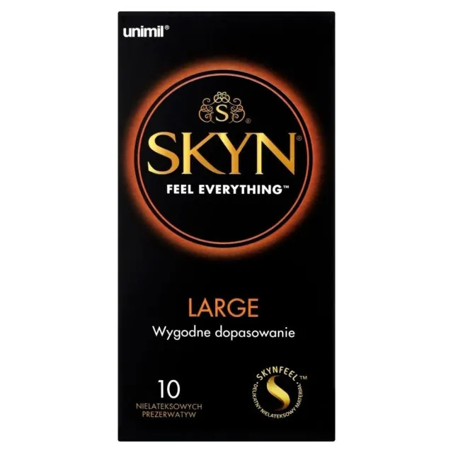 Ультратонкі презервативи Unimil Skyn Large великого розміру, 10 шт