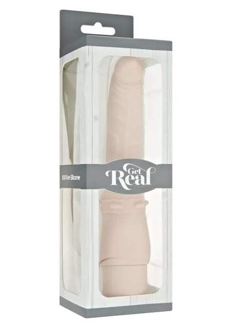 Вибратор ToyJoy Classic Smooth, 20.9 см (телесный)