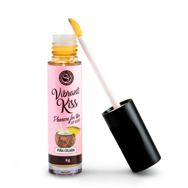 Secret Play Vibrant Kiss - Błyszczyk do ust, Pina colada, 6 ml