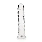 RealRock Crystal Clear 9'' - Dildo, Przezroczysty, 25 cm