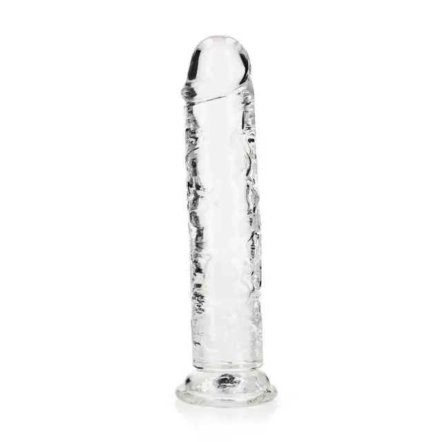 Фаллоимитатор RealRock Crystal Clear 9'', 25 см (прозрачный)