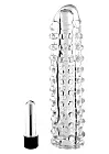Seven Creations Vibro Penis Sleeve - Nakładka na penisa, Przezroczysty, 16 cm