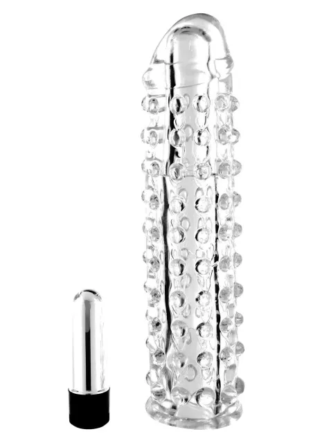 Насадка на пенис Vibro Penis Sleeve, 16 см (прозрачный)