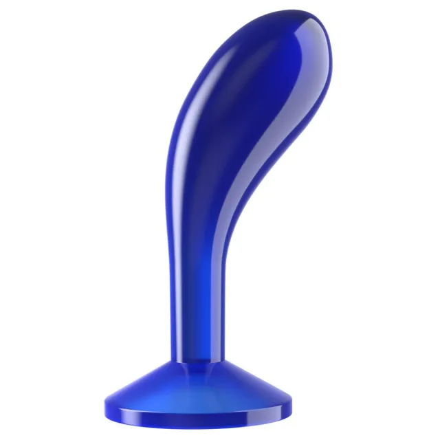 Анальная пробка Flawless Clear Anal Plug 6'', 15 см (синий)