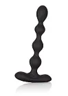 Анальные бусы с вибрацией CalExotics Eclipse Slender Beads, 17,8 см (черный)
