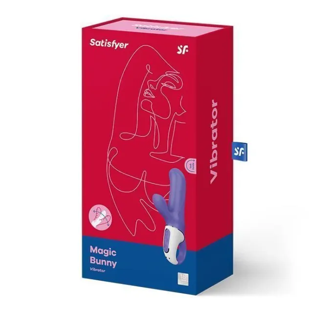 Вібратор кролик Satisfyer Vibes Magic Bunny, 17,7 см (фіолетовий)