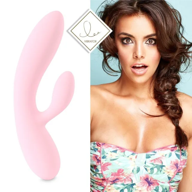 Вибратор-кролик FeelzToys Lea, 20 см (розовый)