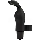 FeelzToys Magic Finger - Wibrator na palec, Czarny, 10 cm