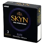 Ультратонкие презервативы Unimil Skyn Elite безлатексные, 3 шт