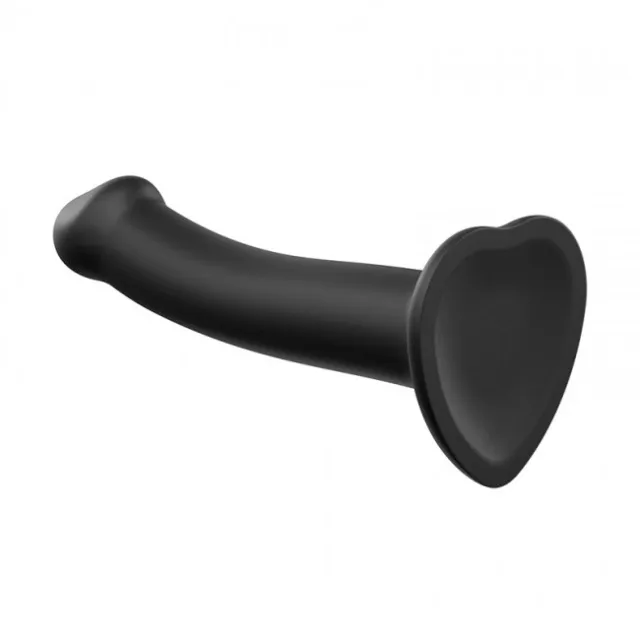 Фаллоимитатор Strap-On-Me Bendable Double Density M, 18 см (черный)