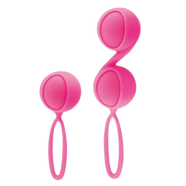 Вагинальные шарики Yoba Kegel Balls Pink, 3 см (розовый)