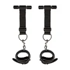 Easytoys Over the Door Wrist Cuffs - Kajdanki, Czarny