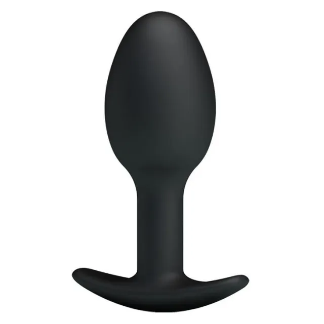Анальная пробка Pretty Love Silicone Anal Plug,  8.4 см (чёрный)