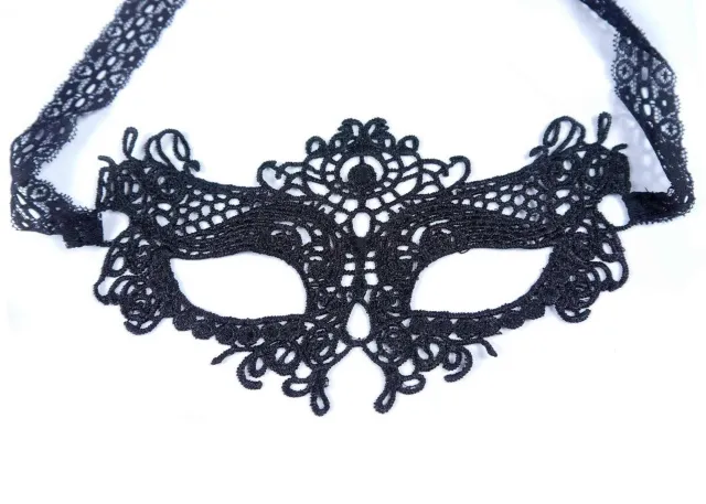 Fetish B - Series Love Mask - Maska, Czarny