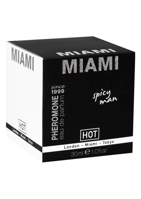 Туалетная вода с феромонами для мужчин HOT Miami Spicy Man, 30 мл