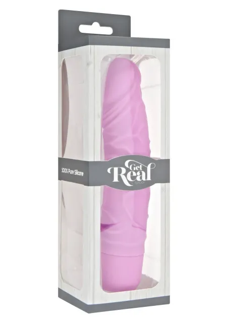 Вібратор Get Real Original Vibrator, 20 см (рожевий)