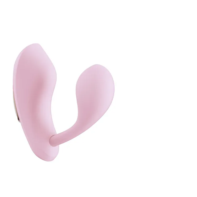 Qingnan No.6 Wireless Control Wearable Vibrator - Wibrator, Różowy, 8 cm
