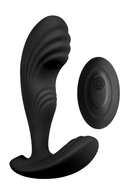 Pleasures Cozy - Stymulator prostaty, Czarny, 12 cm