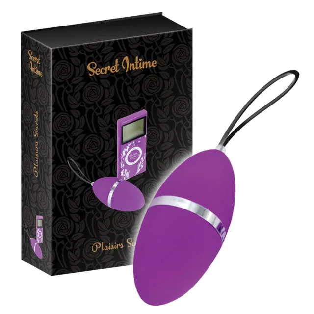 Виброяйцо Secret Intime Plaisirs Secrets, 7.9 см (фиолетовый)