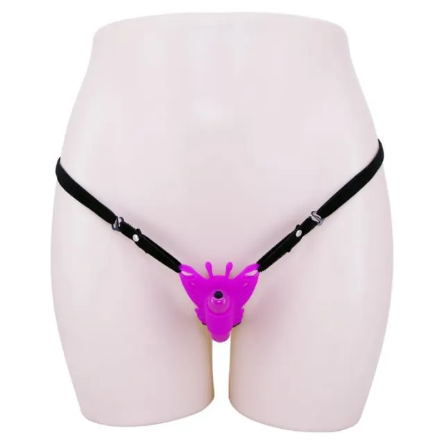 Кліторальний стимулятор Pretty Love Clitoral Massager Butterfly, 8,6 см (фіолетовий)