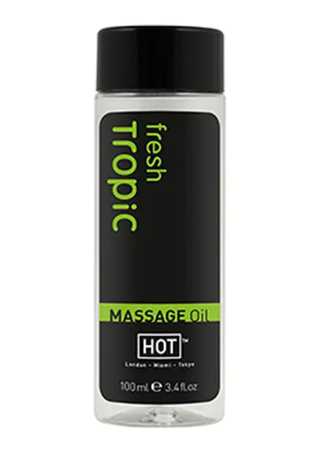 Массажное масло Hot Fresh Tropic Massage Oil, 100 мл