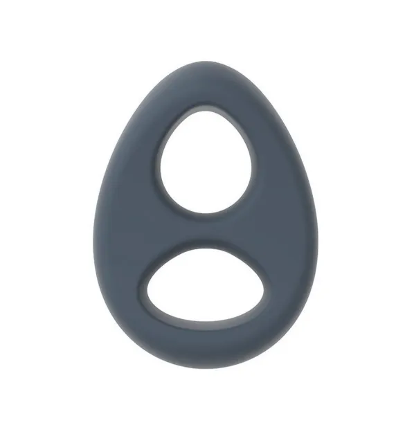 Эрекционное кольцо Dorcel Liquid-Soft Teardrop, 7 см (серый)