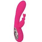 Boss Series Bella - Wibrator królik, Różowy, 19.5 cm