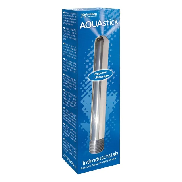 Анальный душ JoyDivision Aqua Stick, 15 см (серебристый)