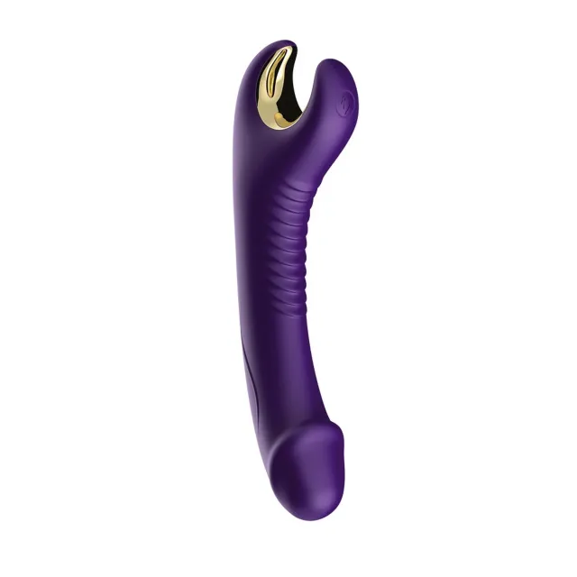 B - Series Joy Boys of Toys - Wibrator, Fioletowy, 19.9 cm