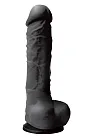 NS Novelties Colours Pleasures 5 - Dildo, Czarny, 17.7 cm