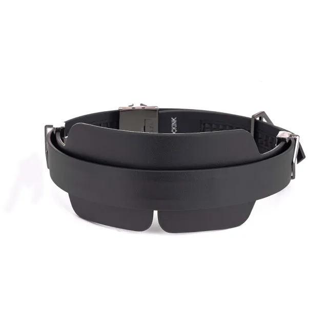 Маска на очі Lockink Luxury Leather Blindfold Kit (чорний)