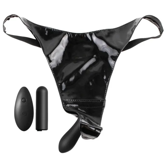 Вибратор в трусики Pipedream Fetish Fantasy Series Remote Panty, 7 см (черный)