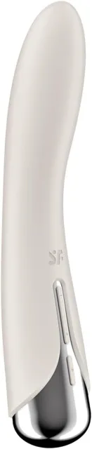 Вібратор Satisfyer Spinning Vibe 1, 17,5 см (білий)