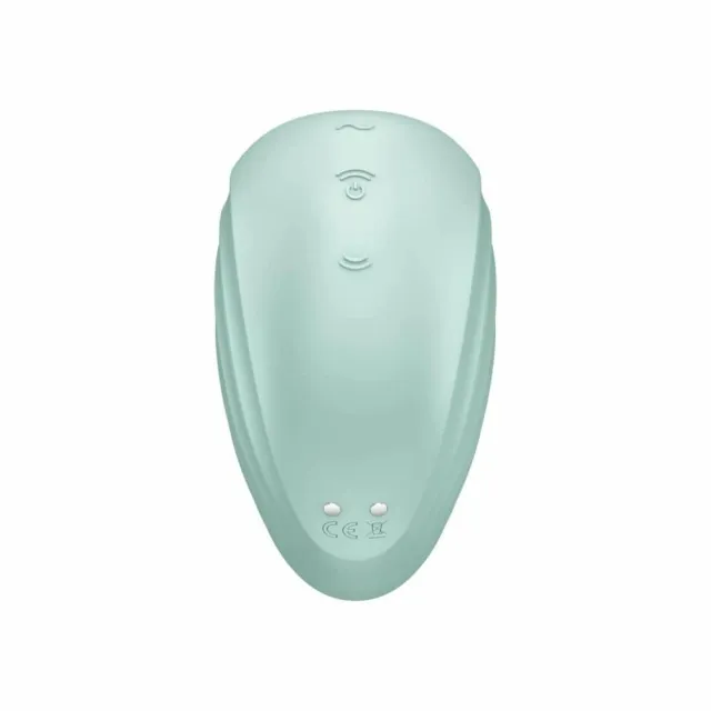 Вакуумний стимулятор клітора з вібрацією Satisfyer Pearl Diver (м'ятний)