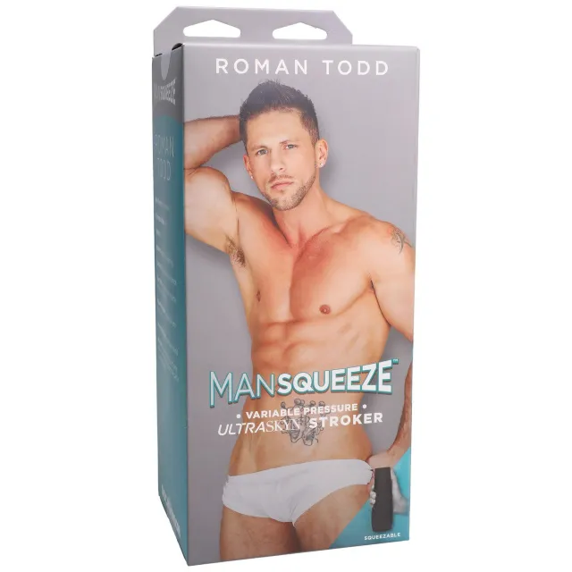 Мастурбатор Doc Johnson Man Squeeze Roman Todd (бежевый)