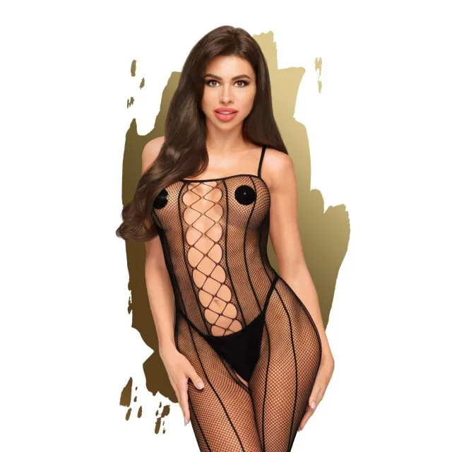 Комбинезон Penthouse Lingerie Drop-Dead Tasty, S/M/L (черный)