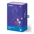 Вагінальні кульки Satisfyer Strengthening Balls, 3 шт (мульти)