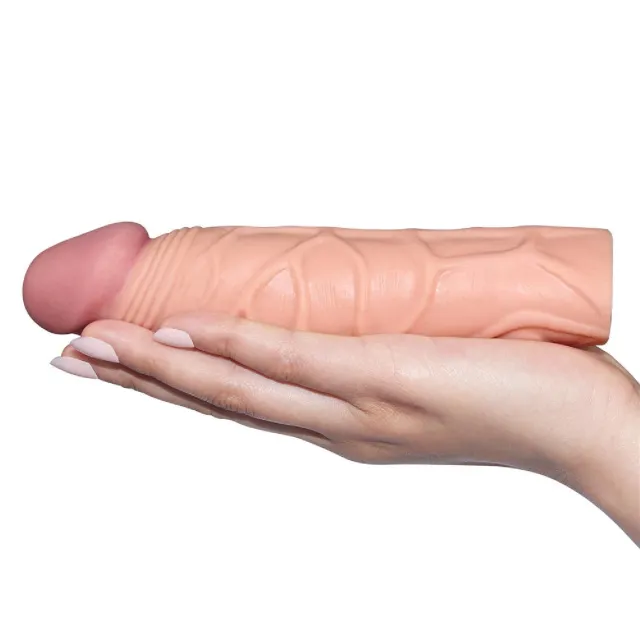 Насадка на пенис LoveToy Pleasure X-Tender Penis Sleeve, 17 см (телесный)