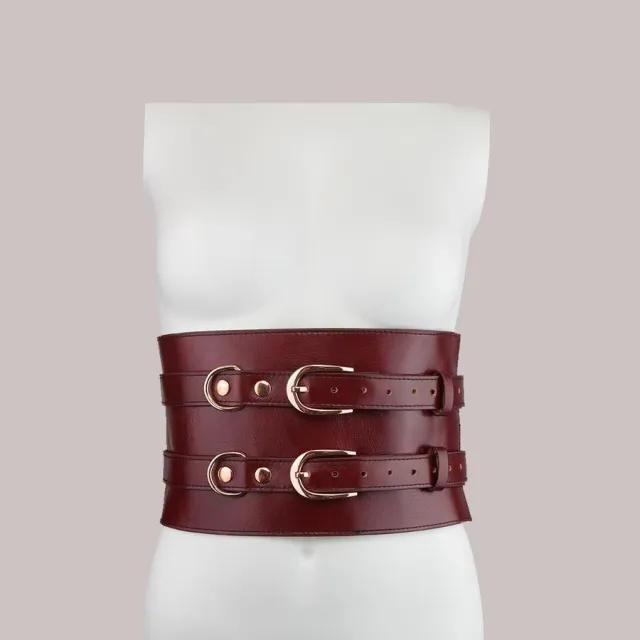 Бондажный пояс Liebe Seele Wine Red Waist Belt, M (бордовый)