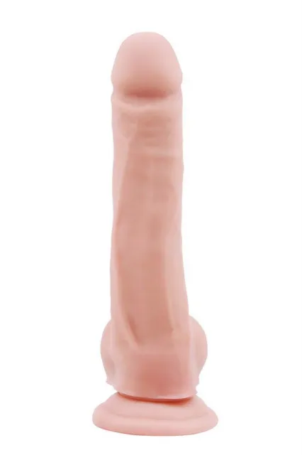 Фалоімітатор Mister Dixx Dual Density 9", 23 см (тілесний)
