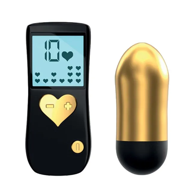 Love to Love Cry Baby Gold - Wibrujące jajko, Złoto, 8 cm