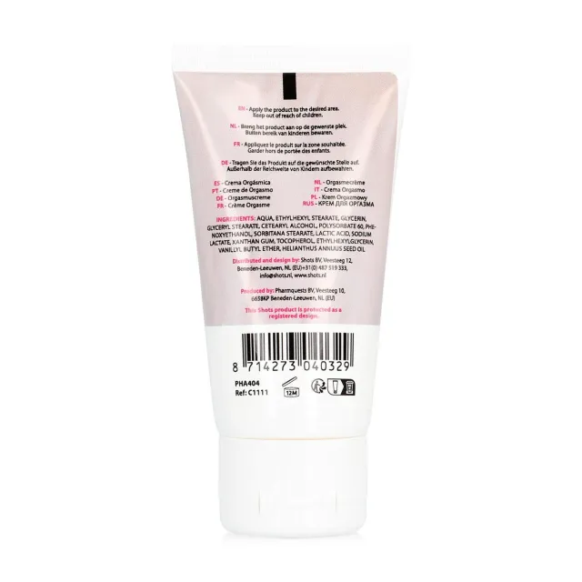 Pharmquests Orgasm Cream - Krem, Bezzapachowy, 50 ml